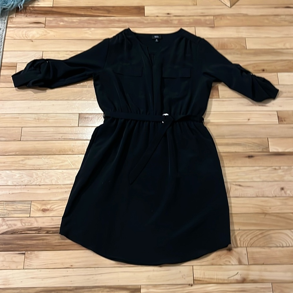 Mossimo black long sleeved dress